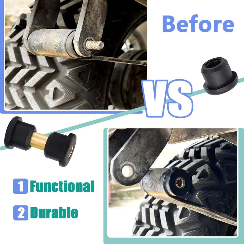 Drive-up Rear Leaf Spring for Club Car DS, Polyurethane Bushing and Sleeve Screw Kit for DS 1992-Up Golf Carts, OEM 1015583 1012303 8755 - Image 5